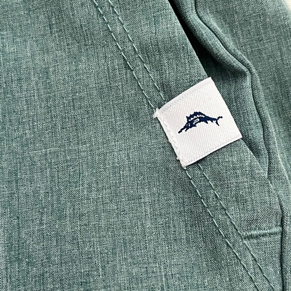 Tommy Bahama Green Athletic Boys Shorts with Elastic Waistband - Picture 4 of 7